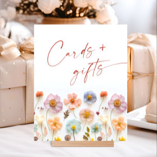 Affiche Pastel Pink Fleur sauvage Cartes et Cadeaux