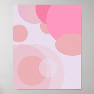 Affiche Pastel Purple Et Rose Mi-Siècle Abstrait