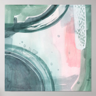 Affiche Pastel Scribe - Aquarelle