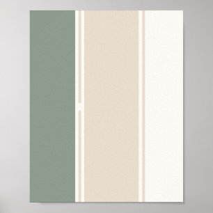 Affiche Pastel Stripes Variation 2 – Simple et Élégant