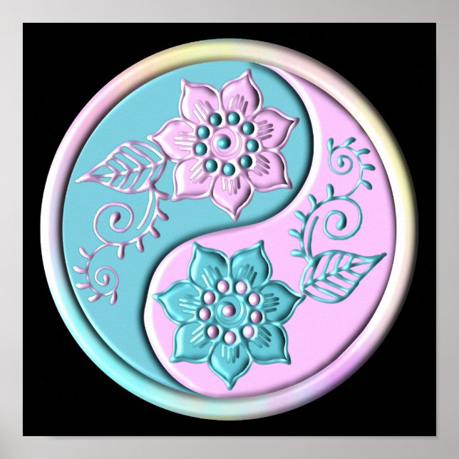 Affiche Pastel Yin Yang (Devant)