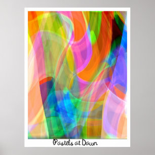 Affiche Pastels à l'aube