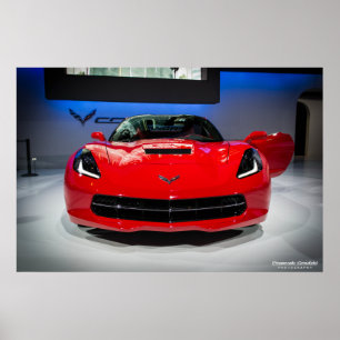 Affiche Pastenague de Chevy Corvette