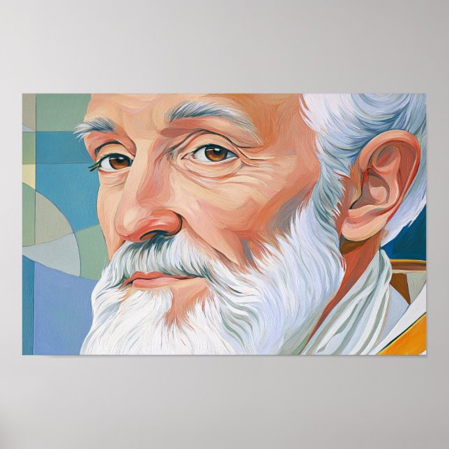 Affiche Pasteur stable : Le Pape Saint Léon le Grand (Devant)