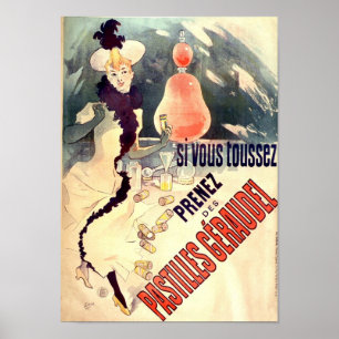 Affiche Pastilles Geraudel Vintage French Advertising