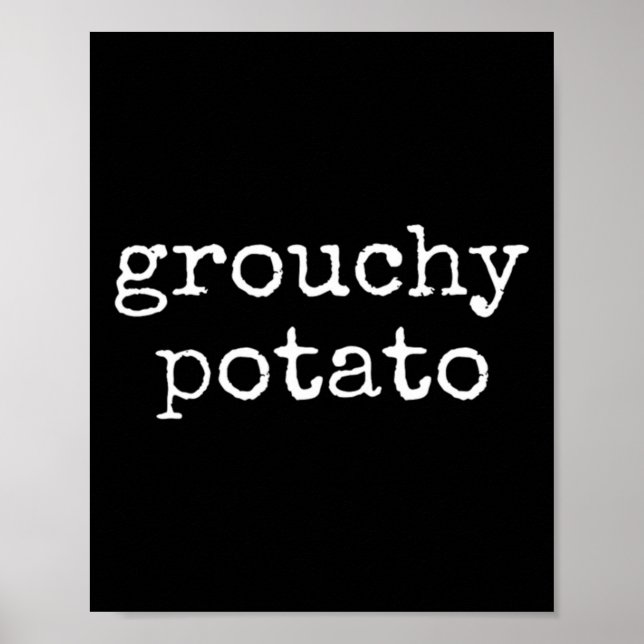 Affiche Patate Douce Et Patate Grognon (Devant)