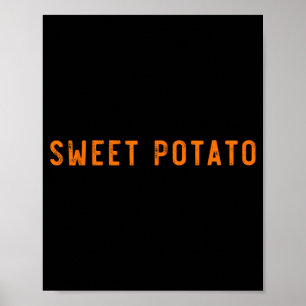 Affiche Patate Douce Un Peu Grossière Patate Drôle De Than