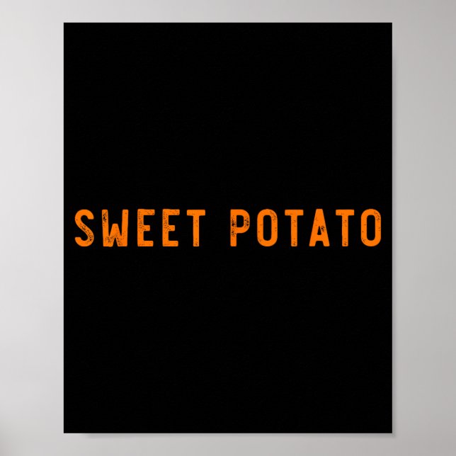 Affiche Patate Douce Un Peu Grossière Patate Drôle De Than (Devant)
