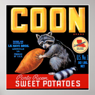 Affiche Patates douces de marque de ragondin