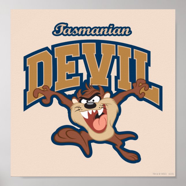 Affiche Patch de diable de Tasmanie TAZ™ (Devant)