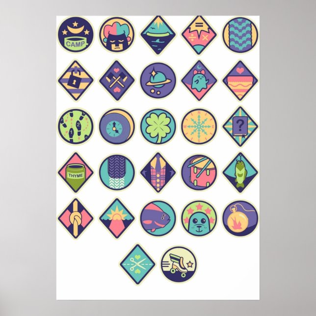 Affiche Patches Lumberjanes (Devant)