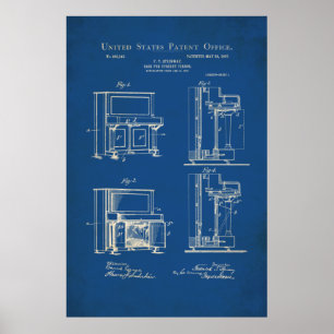 Affiche Patent - Upright Piano -