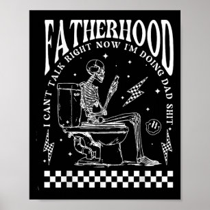 Affiche Paternité squelettique Je ne peux pas parler maint