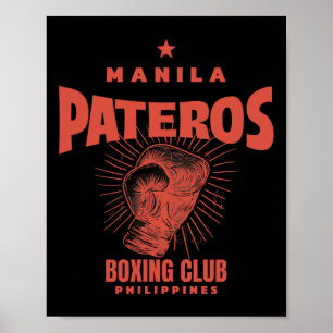 Affiche Pateros Manila Boxing Club Philippines - Boxe