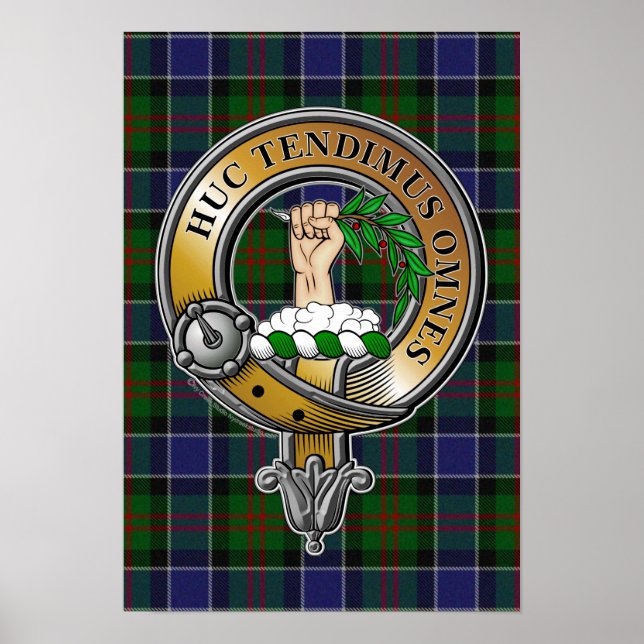 Affiche Paterson Tartan & Badge (Devant)