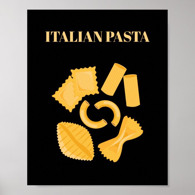 Affiche Pâtes italiennes (Devant)
