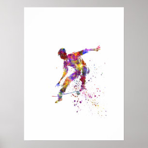 Affiche patinage