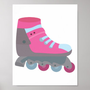 Affiche Patinage à rouleaux