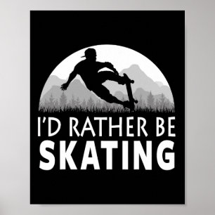 Affiche Patinage drôle