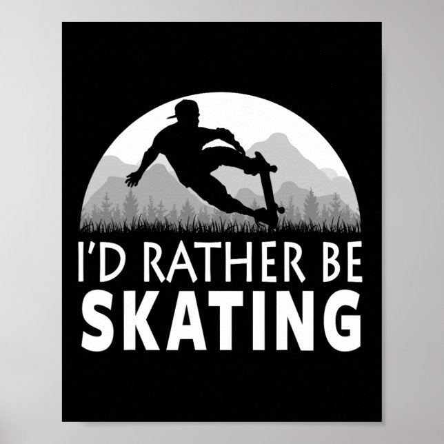 Affiche Patinage drôle  (Devant)