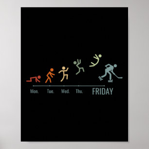 Affiche Patinage hockey en ligne Hockey Roller Weekend