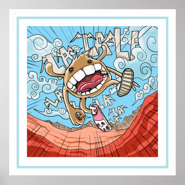 Affiche Patinage Monster (Devant)
