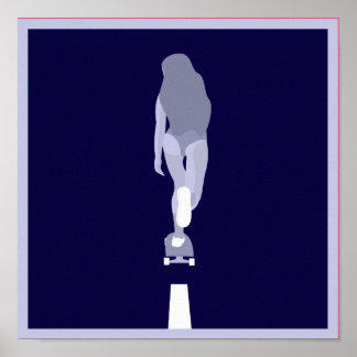 Affiche Patinage par nuit