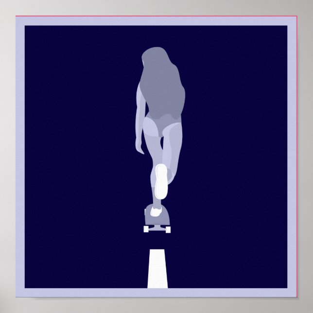 Affiche Patinage par nuit (Devant)