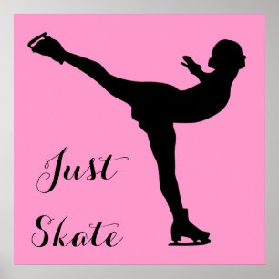 Affiche Patinage sur glace