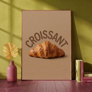 Affiche Pâtisserie Boulangerie Croissant Art Cuisine Cosy
