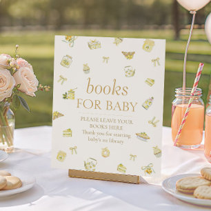 Affiche Pâtisserie Citronnée Livre pour Bébé