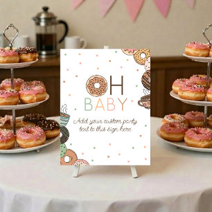 Affiche Pâtisserie Oh Bébé Ajoutez Votre Texte Panneau Imp