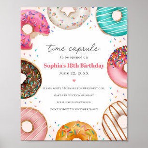 Affiche Pâtisserie saupoudrée Capsule temporelle Conseil S