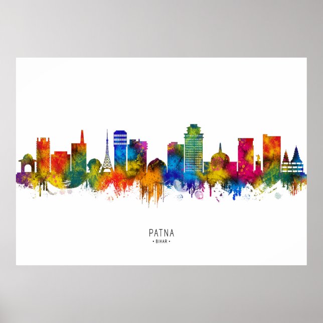 Affiche Patna Bihar Skyline (Devant)