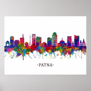 Affiche Patna Bihar Skyline