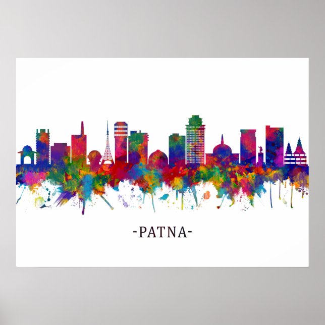 Affiche Patna Bihar Skyline (Devant)