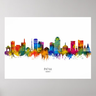 Affiche Patna Bihar Toit du ciel
