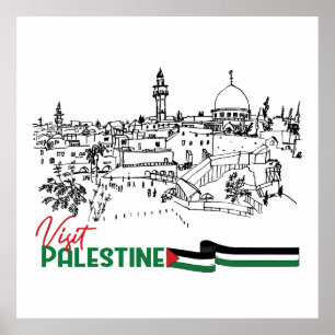 Affiche Patrimoine palestinien et espoir