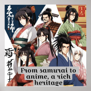 Affiche Patrimoine Riche Du Japon