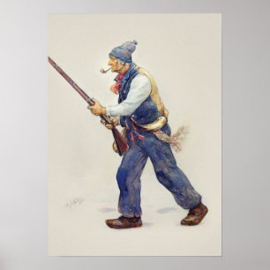 Affiche Patriote Québec Rébellion 1837-1838 Henri Julien