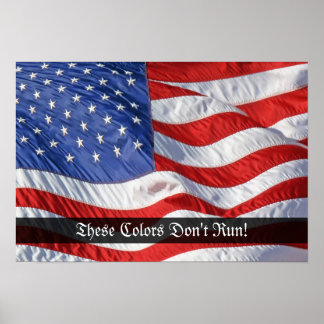 Affiche Patriotique avec drapeau américain Imprimer