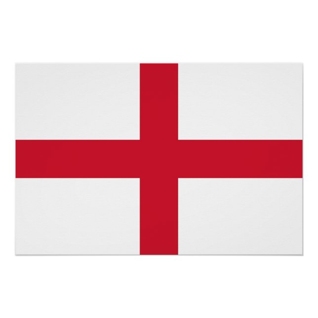 Affiche patriotique avec Drapeau d'Angleterre (Devant)