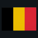 Affiche patriotique avec Drapeau de Belgique<br><div class="desc">Ajoutez une oeuvre d'art à votre décor de maison ou de bureau avec notre affiche exclusive arborant le drapeau de la Belgique ! Conçu avec une attention particulière aux détails, ce poster est plus qu’un simple objet décoratif, c’est une célébration de la riche culture belge et de la fierté nationale....</div>