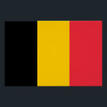 Affiche patriotique avec Drapeau de Belgique<br><div class="desc">Ajoutez une oeuvre d'art à votre décor de maison ou de bureau avec notre affiche exclusive arborant le drapeau de la Belgique ! Conçu avec une attention particulière aux détails, ce poster est plus qu’un simple objet décoratif, c’est une célébration de la riche culture belge et de la fierté nationale....</div>