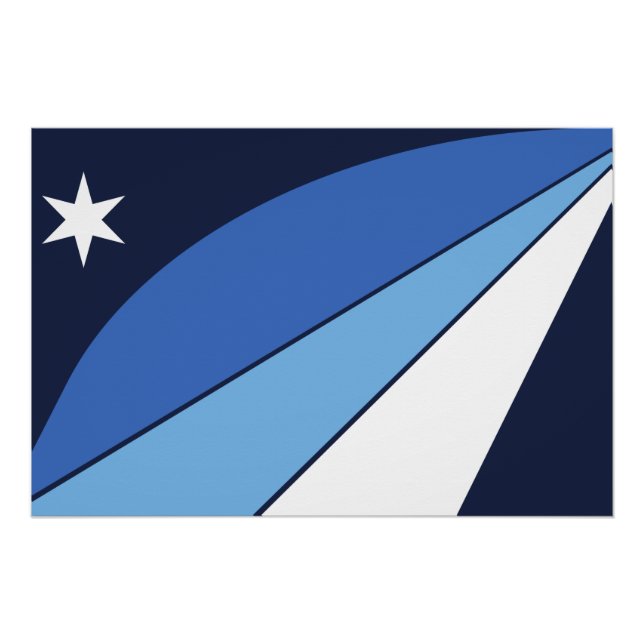 Affiche patriotique murale avec Drapeau de Columbi (Devant)