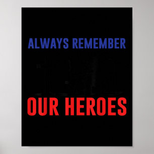 Affiche Patriotique Usa Memorial Day Famille Hommes Femmes