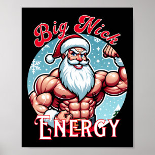 Affiche Patrouille de Noël de Santa Big Nick Energy' Noël