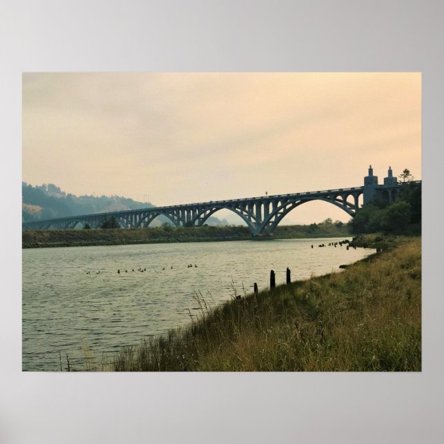 Affiche Patterson Bridge, Gold Beach, Oregon (Devant)