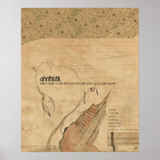 Affiche Pâturages d'herbe...