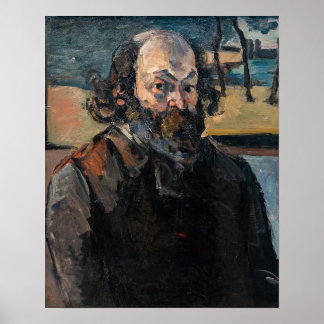 Affiche Paul Cezanne - Autoportrait (Devant)